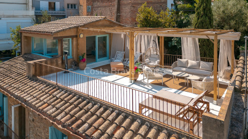 House in Begur with views of the castle