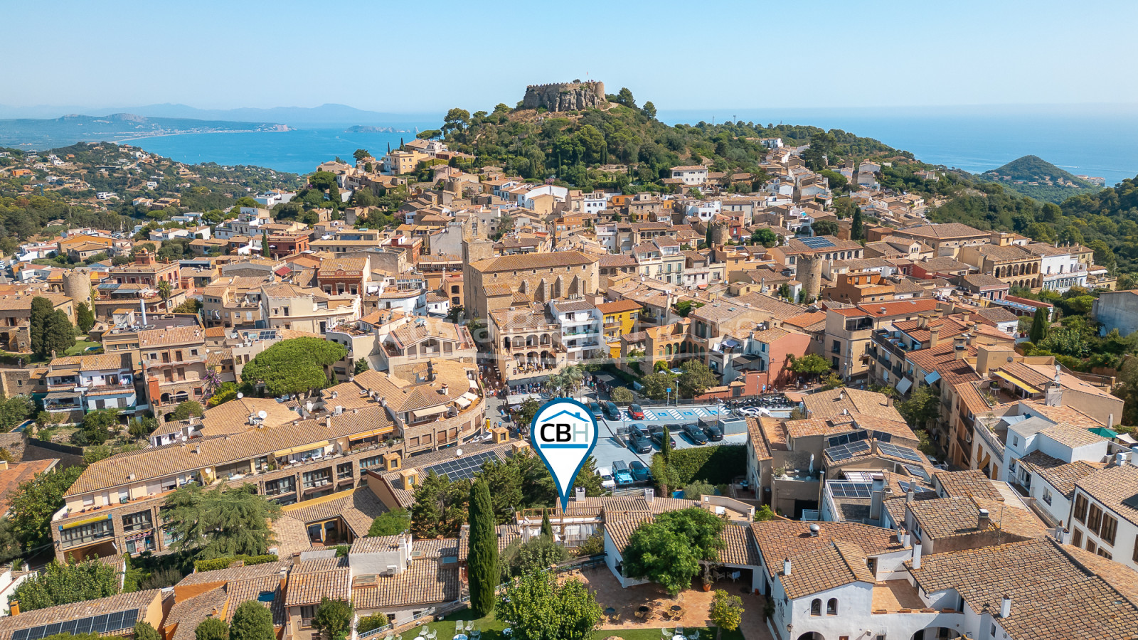Maison à Begur avec vue sur le château