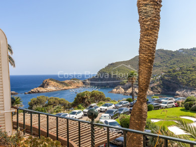 Apartment in Cap Sa Sal, Begur, with a terrace overlooking the Mediterranean and private parking