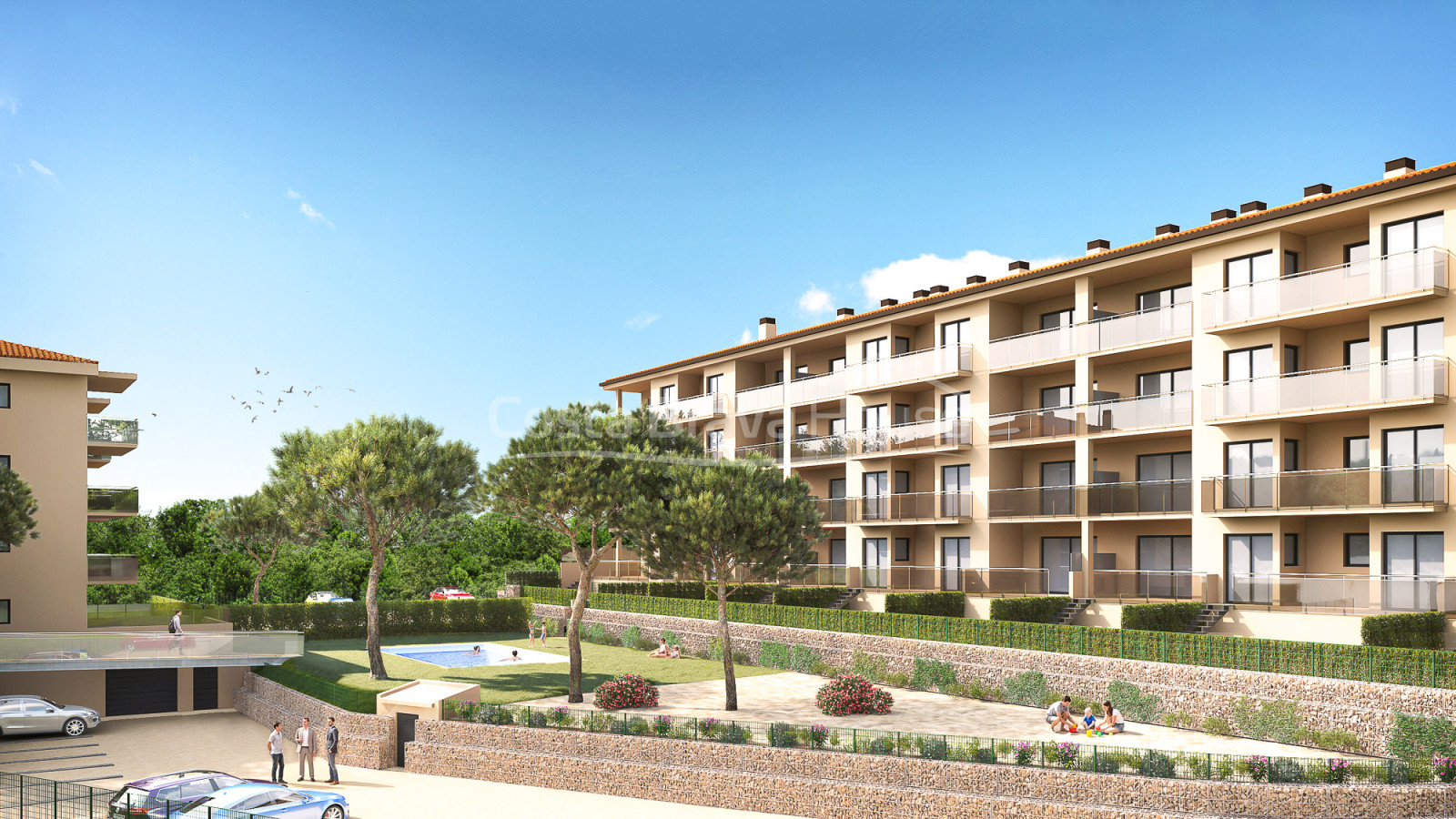 Apartaments d’obra nova a Pals a prop de la platja, golf i tennis, amb piscina i terrassa