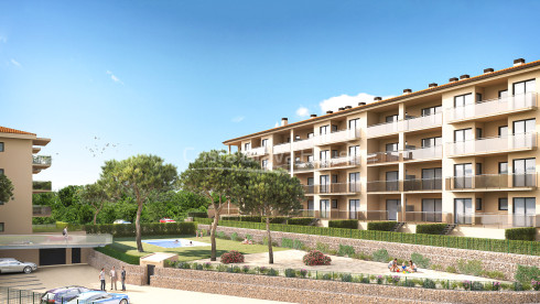 Apartaments d’obra nova a Pals a prop de la platja, golf i tennis, amb piscina i terrassa