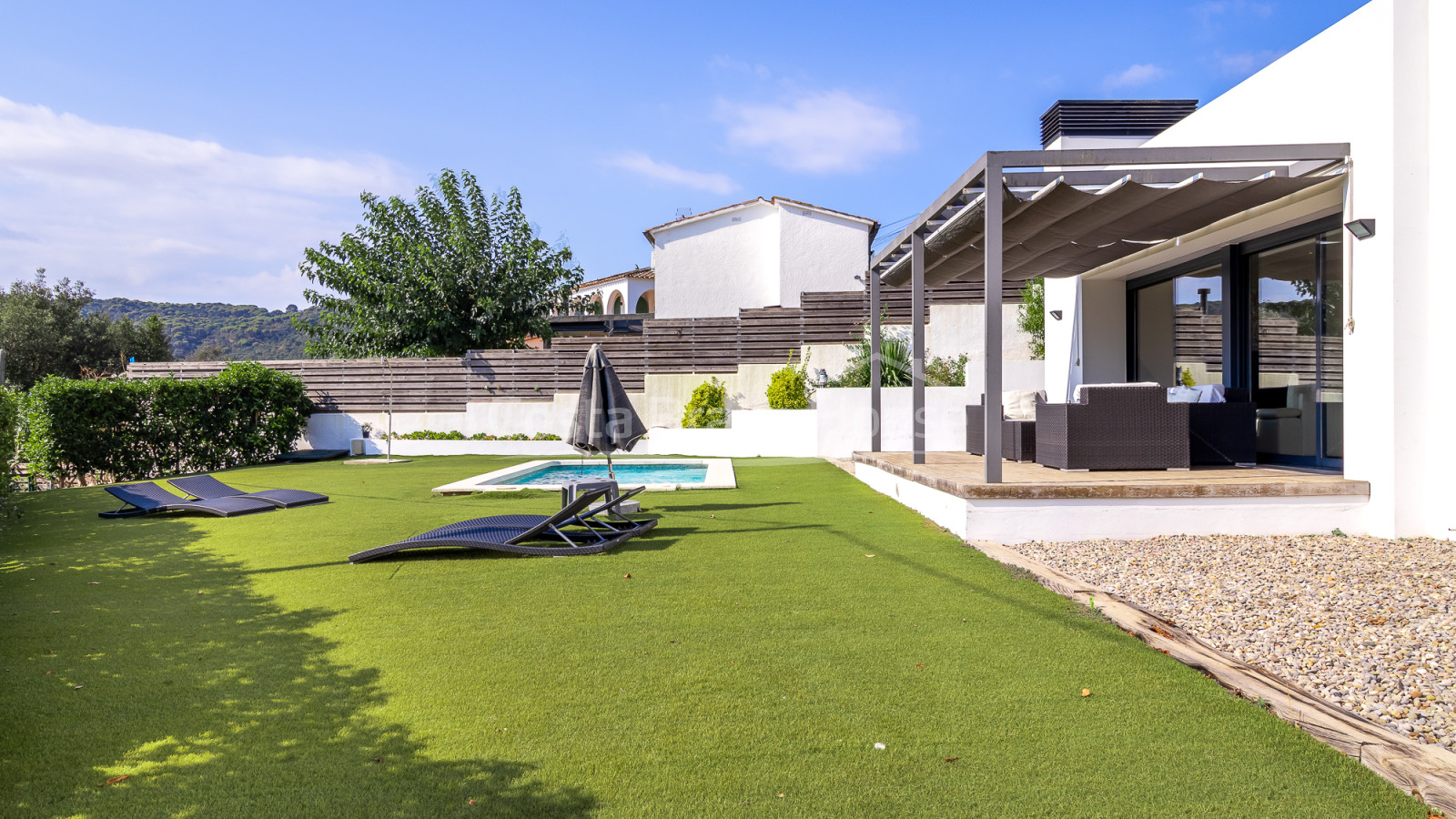Casa unifamiliar a Calonge amb piscina privada, ampli jardí i quatre dormitoris