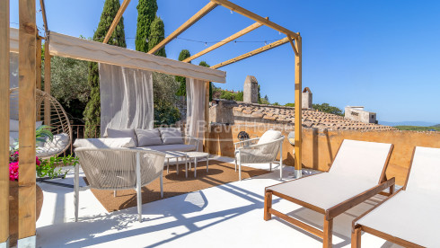 Maison à Begur avec vue sur le château