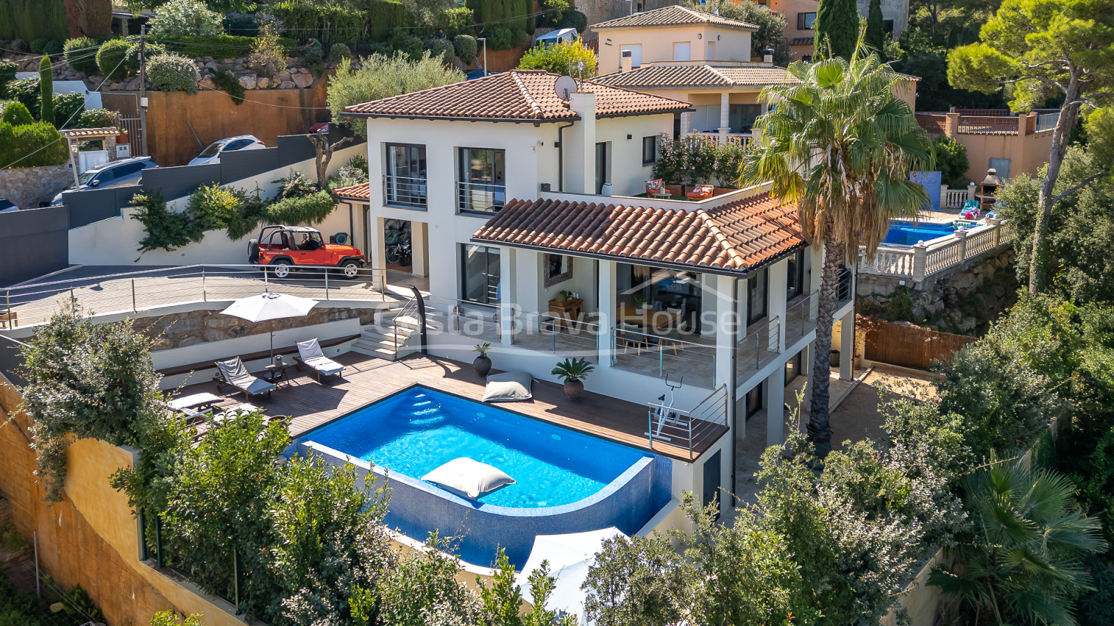 Maison individuelle à Pals avec piscine privée, près de la plage et vue mer