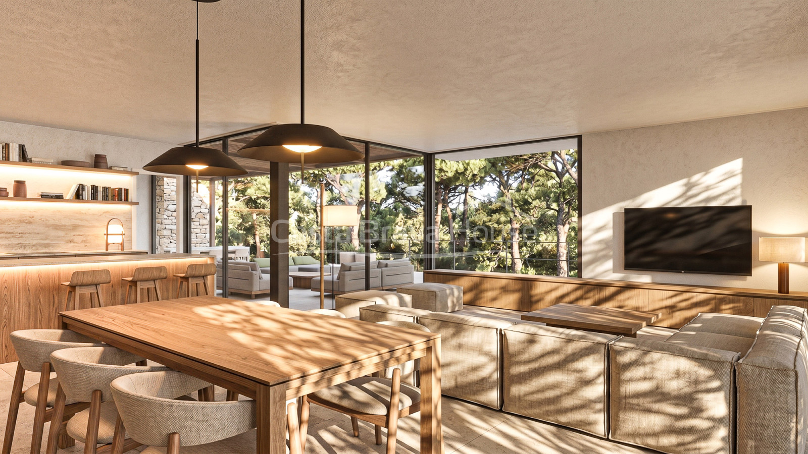 New-build house in Sa Riera, Begur, with infinity pool, 7 minutes’ walk from the beach