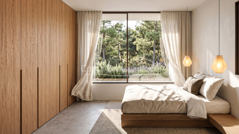 Casa d’obra nova a Sa Riera, Begur, amb piscina desbordant i a 7 minuts a peu de la platja