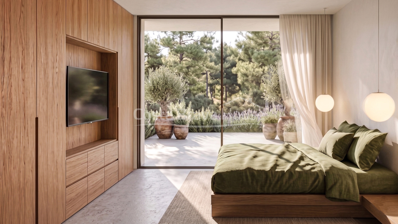 Maison neuve à Sa Riera, Begur, avec piscine à débordement à 7 minutes à pied de la plage