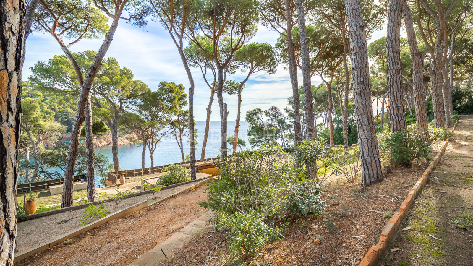 Villa en front de mer à Tamariu avec accès direct à la crique et piscine